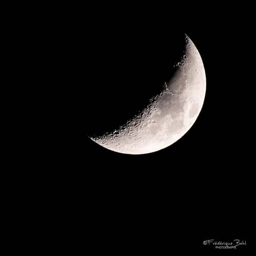 Croissant de lune du 30 mars 2020